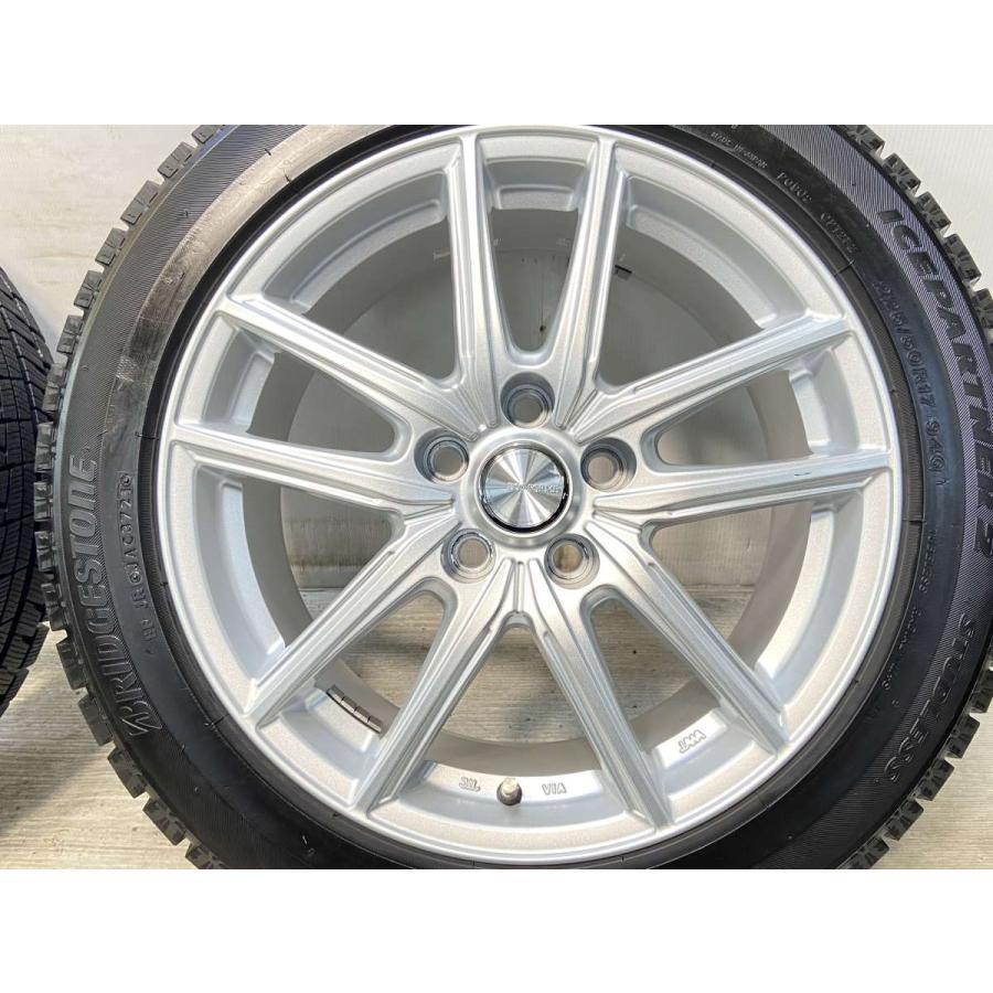 BBS スタッドレスタイヤ・ホイール4本セット 225/50R17 BRIDGESTONE（ブリヂストン） 中古タイヤ スタッドレスタイヤ ホイール