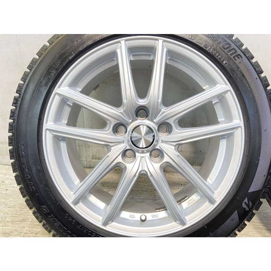 BSスタッドレス&DUNLOPホイール4本セット225/50R17 BRIDGESTONE（ブリヂストン） 中古タイヤ スタッドレスタイヤ ホイール