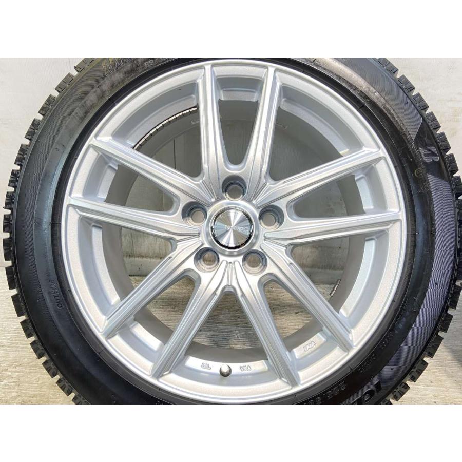 BRIDGESTONE  ICEPARTNER2スタッドレスタイヤサイズ 225/50 R17 94Q A-TECH アルミホイール付き4本セット ブリヂストン ICEPARTNER2（アイスパートナー2） 225