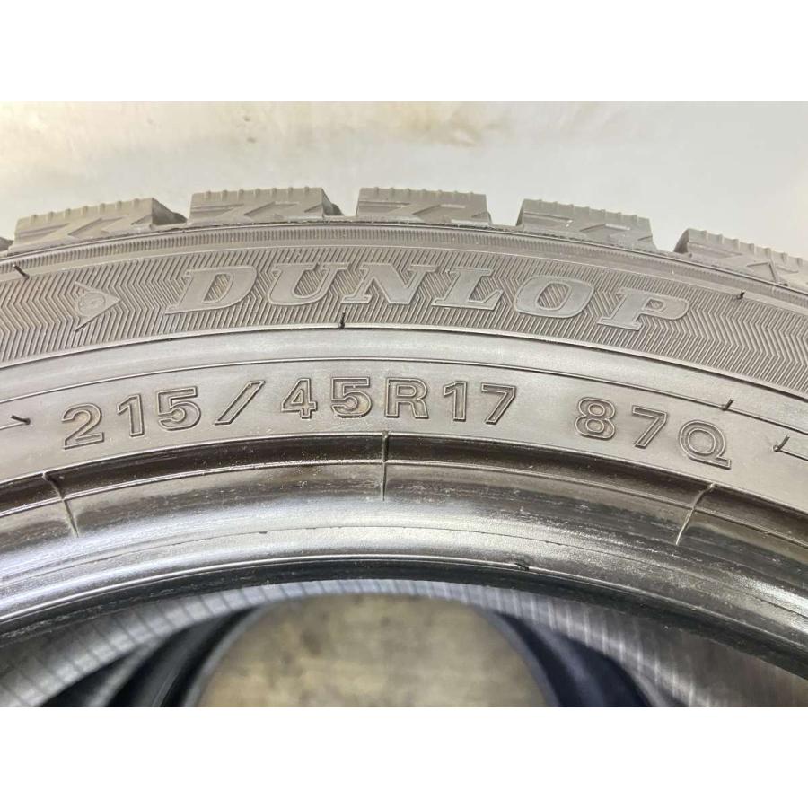DUNLOP（ダンロップ） 中古タイヤ スタッドレスタイヤ 4本セット 215