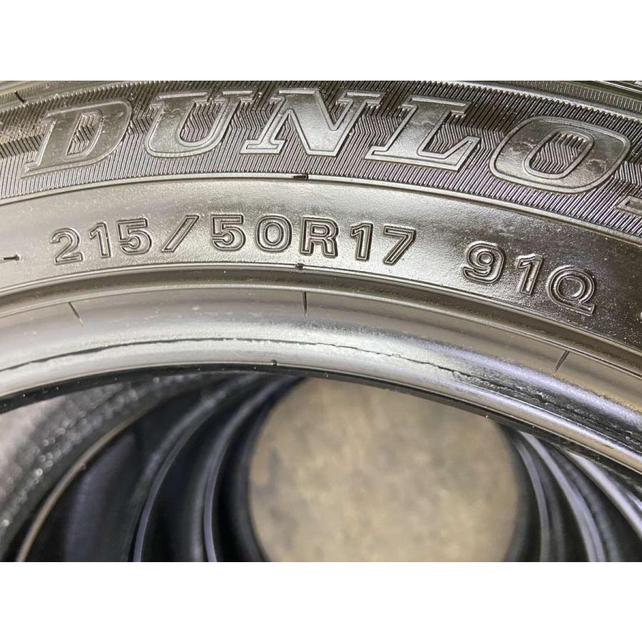 DUNLOP 中古タイヤ スタッドレスタイヤ 4本セット 215/50R17 