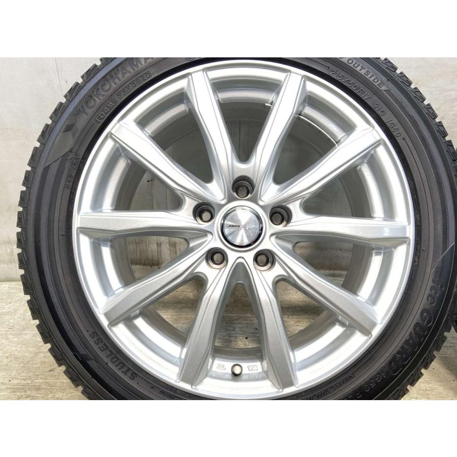 中古タイヤ スタッドレスタイヤ ホイールセット 4本セット 215/50R17  ジョーカー 17x7.0 40 114.3-5穴 ヨコハマ アイスガード iG50 PLUS | ヨコハマタイヤ | 05
