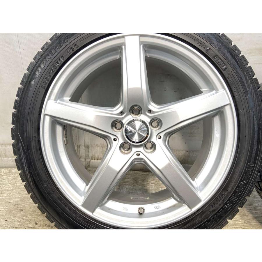 中古】205/50R17 スタッドレスタイヤ・アルミホイール4本セット
