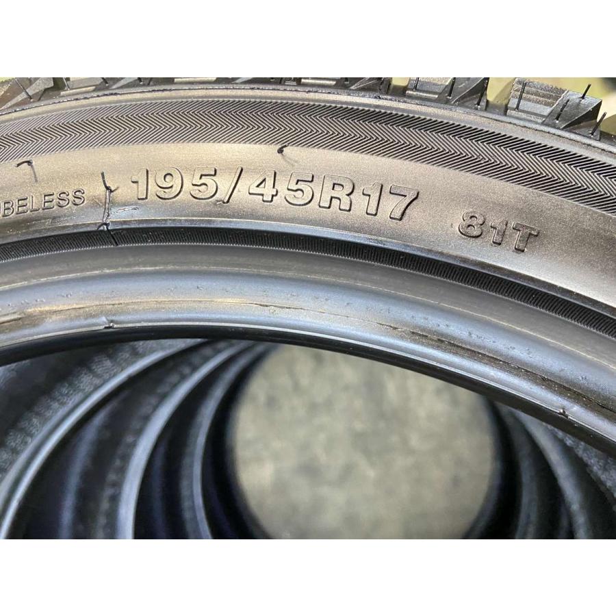 中古タイヤ スタッドレスタイヤ 4本セット 195/45R17 グリップマックス