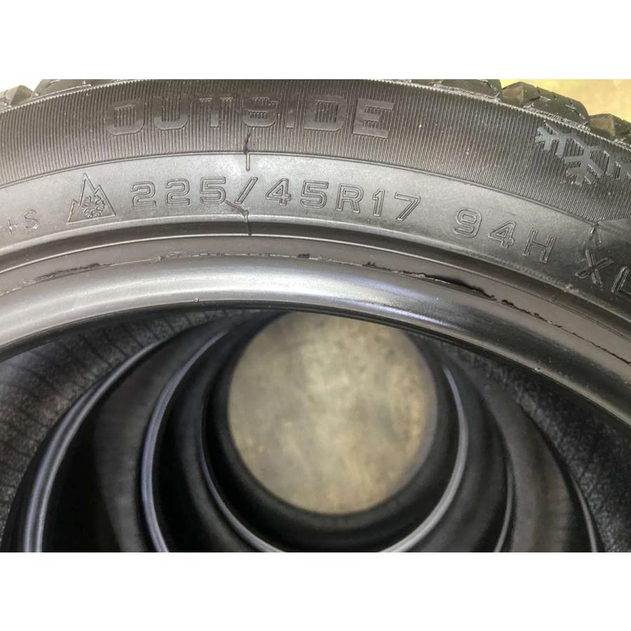 中古タイヤ スタッドレスタイヤ 4本セット 225/45R17 INTERSTATE 