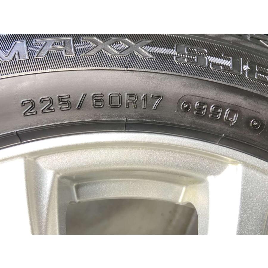 中古タイヤ スタッドレスタイヤ ホイールセット 4本セット 225/60R17  　 DUFACT 17x7.0 55 100-5穴 ダンロップ ウィンターマックス SJ8+ | DUNLOP | 09
