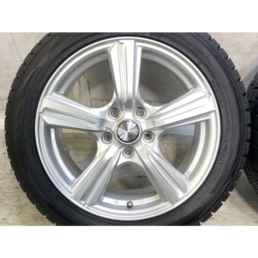 送料無料 バリ溝 中古スタッドレス 215/50R17 4本セット DUNLOP（ダンロップ） 中古タイヤ スタッドレスタイヤ ホイールセット