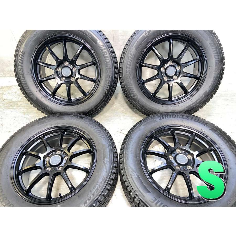 中古タイヤ スタッドレスタイヤ ホイールセット 4本セット 225/65R17  　 VEMOTION 17x7.0 48 114.3-5穴 ブリヂストン ブリザック DM-V3 | BRIDGESTONE