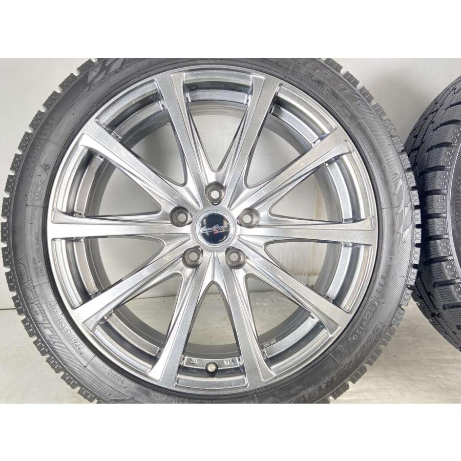 中古タイヤ スタッドレスタイヤ ホイールセット 4本セット 225/45R18  ユーロスピード 18x7.5 38 114.3-5穴 TOYO ガリット GIZ | TOYO TIRES | 04