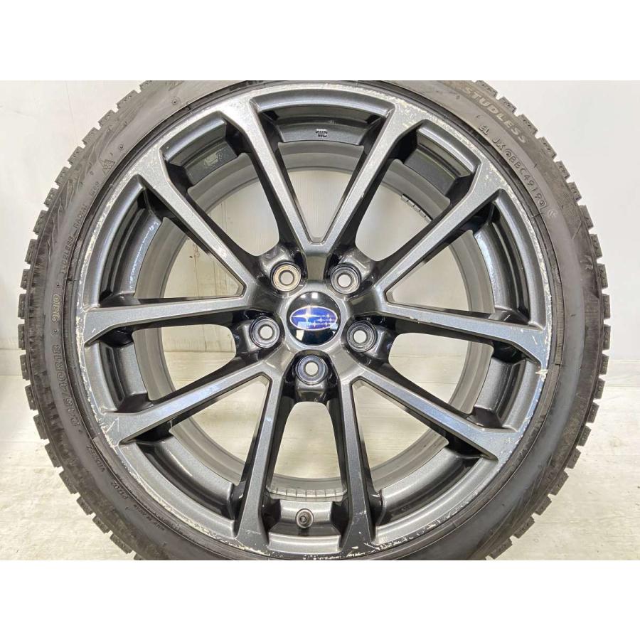 中古タイヤ スタッドレスタイヤ ホイールセット 4本セット 245/40R18  スバル純正  18x8.5 55 114.3-5穴 ブリヂストン ブリザック VRX2 | BRIDGESTONE | 03