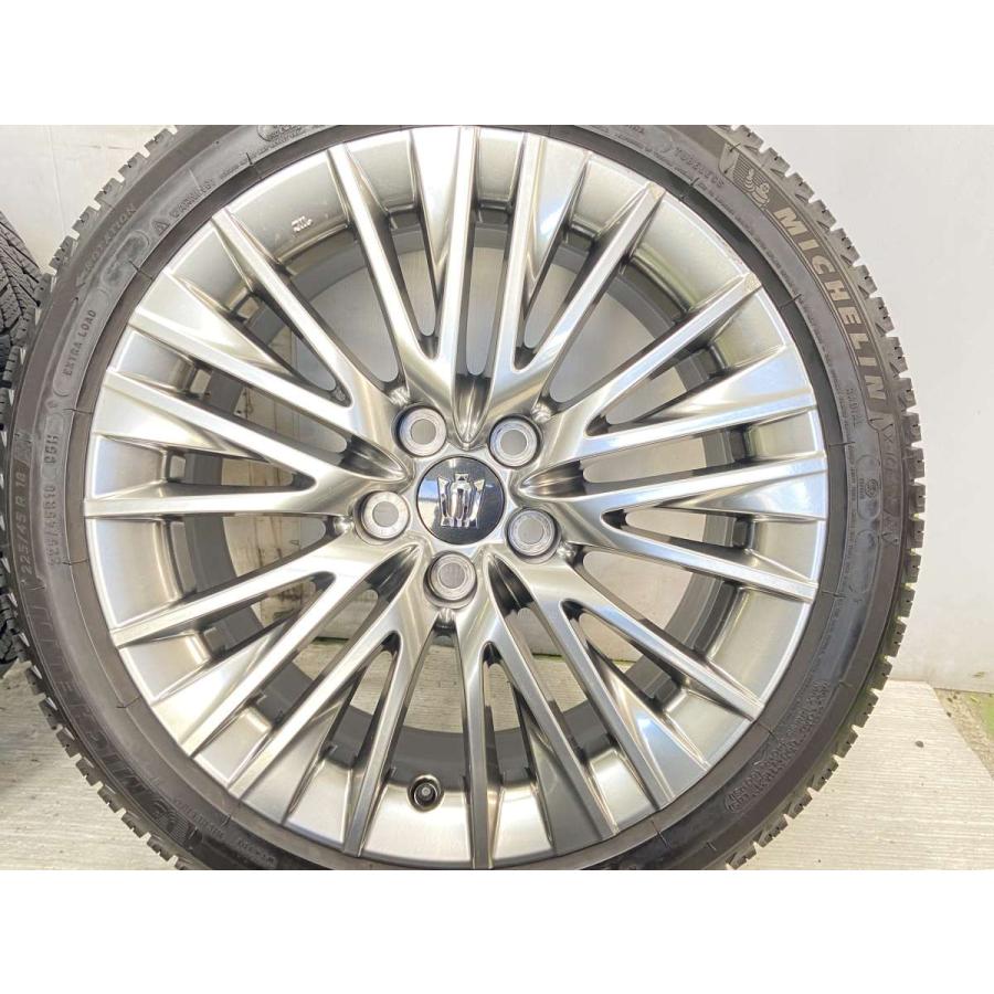 中古タイヤ スタッドレスタイヤ ホイールセット 4本セット 225/45R18  トヨタ純正  18x8.0 45 114.3-5穴 ミシュラン X-ICE 3+｜aing｜05