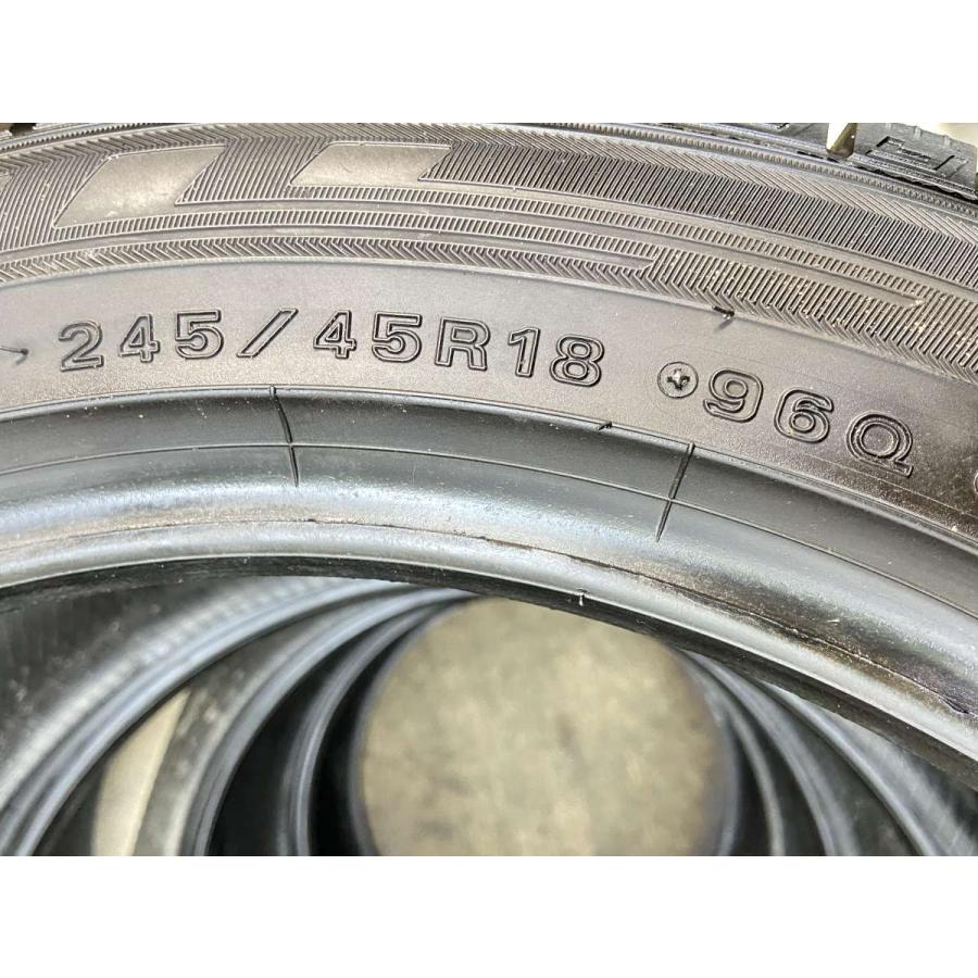 ～SOLD!～【中古・美品】ダンロップ スタッドレスタイヤ 245/45R18 DUNLOP（ダンロップ） 中古タイヤ スタッドレスタイヤ 4本セット 245