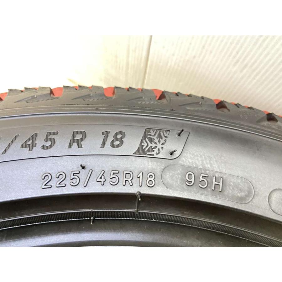 ミシュラン（MICHELIN） 中古タイヤ スタッドレスタイヤ 2本セット 225