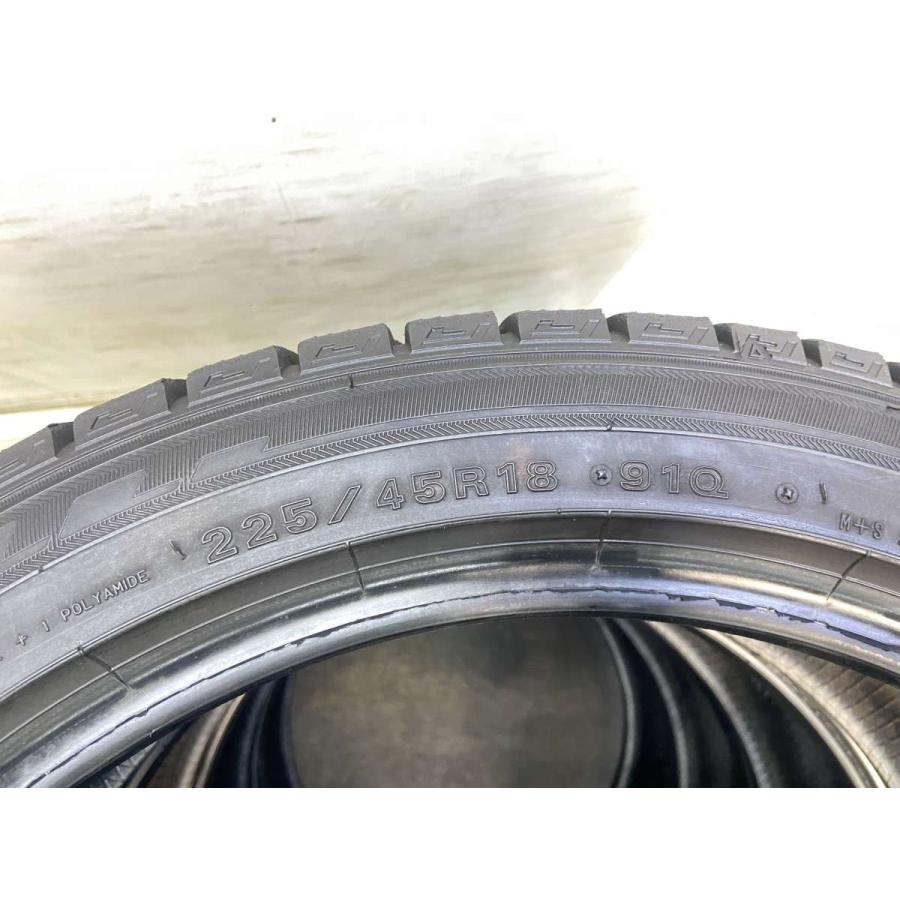 DUNLOP（ダンロップ） 中古タイヤ スタッドレスタイヤ 4本セット 225
