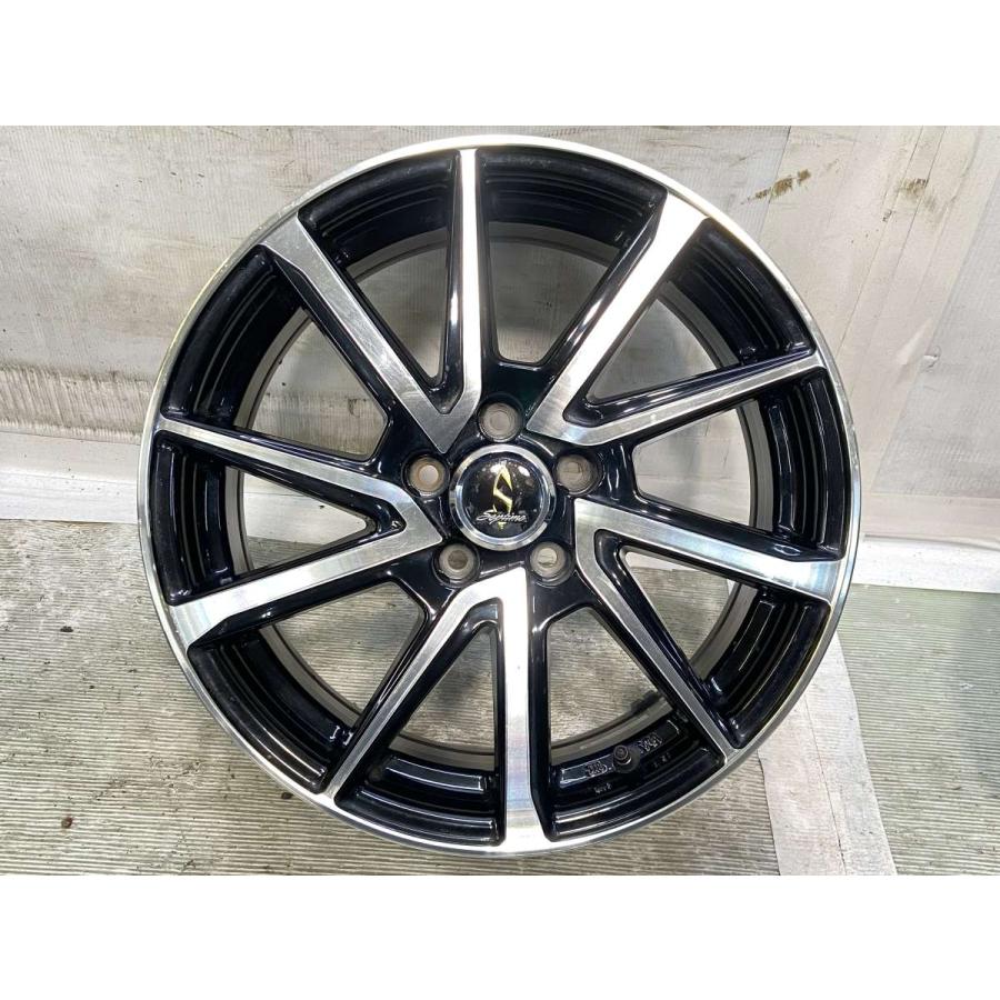 中古ホイール 4本 WORK セプティモ 16x6.5 48 100-5穴 中古アルミ