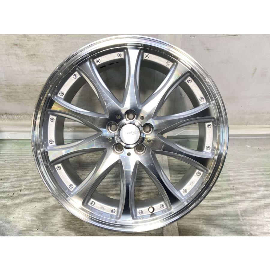 中古ホイール 4本 anhelo corazon 19x7.5 50 100-5穴 中古アルミ