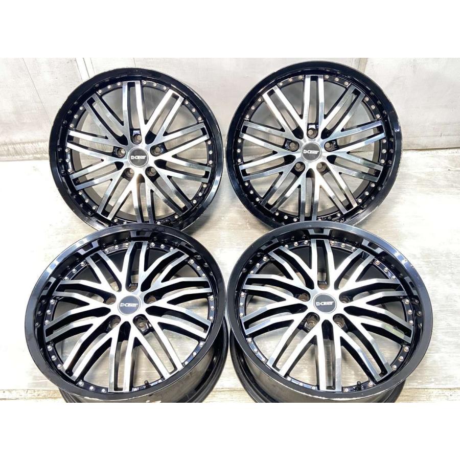 中古ホイール 4本 DCENTI 19x9.0 45 114.3-5穴 中古アルミホイール 