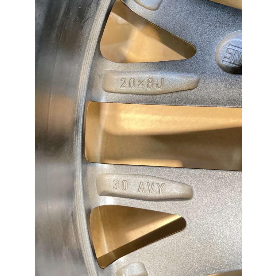 中古ホイール 4本 レクサス純正 20x8.0 30 114.3-5穴 中古アルミ