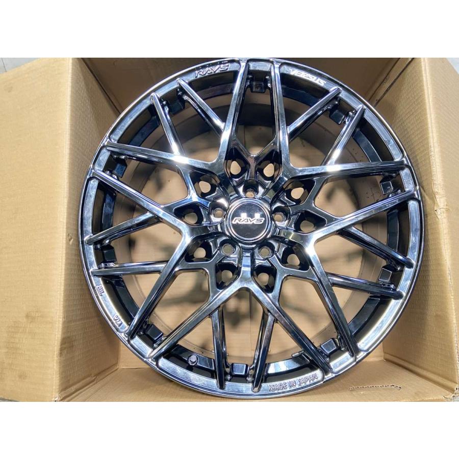 中古ホイール 4本 RAYS VERSUS VV25M 20x8.5 28 114.3-5穴 中古アルミ