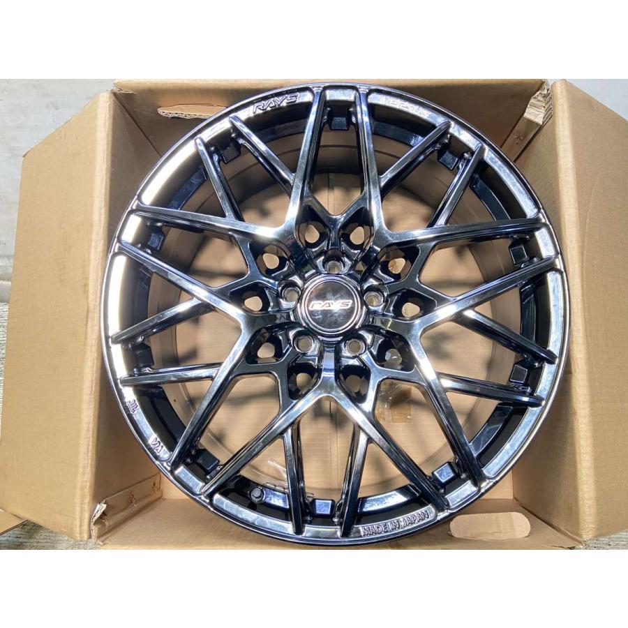 中古ホイール 4本 RAYS VERSUS VV25M 20x8.5 28 114.3-5穴 中古アルミ
