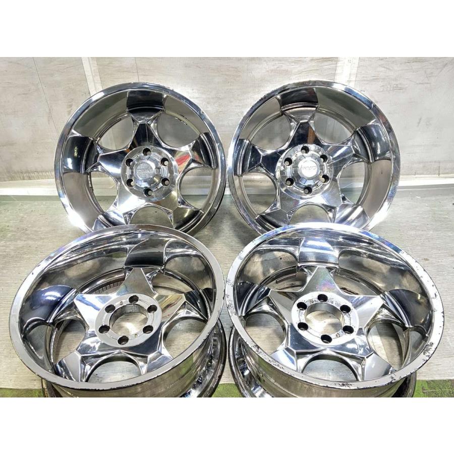 中古ホイール 4本 ORM 20x10.0 -24 139.7-6穴 中古アルミホイール