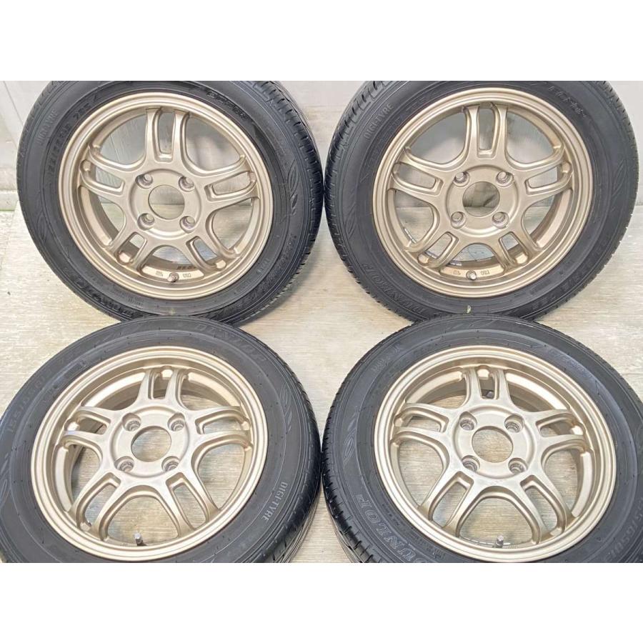 DUNLOP（ダンロップ） 中古タイヤ サマータイヤ ホイールセット 4本 