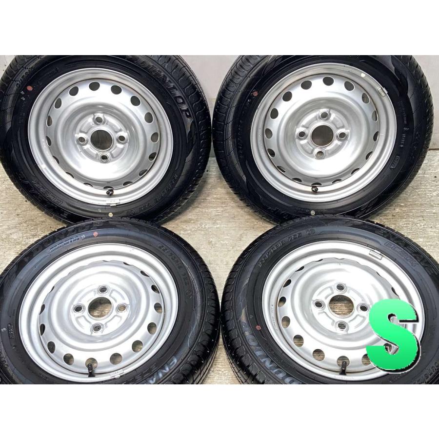 夏  アトレー純正 2本のみ 13インチ【富山】ダイハツ純正 アトレー ダイハツ ダンロップ エナセーブ 155/70R13 中古 スチール鉄ホイール DUNLOP（ダンロップ） 中古タイヤ サマータイヤ ホイールセット 4本