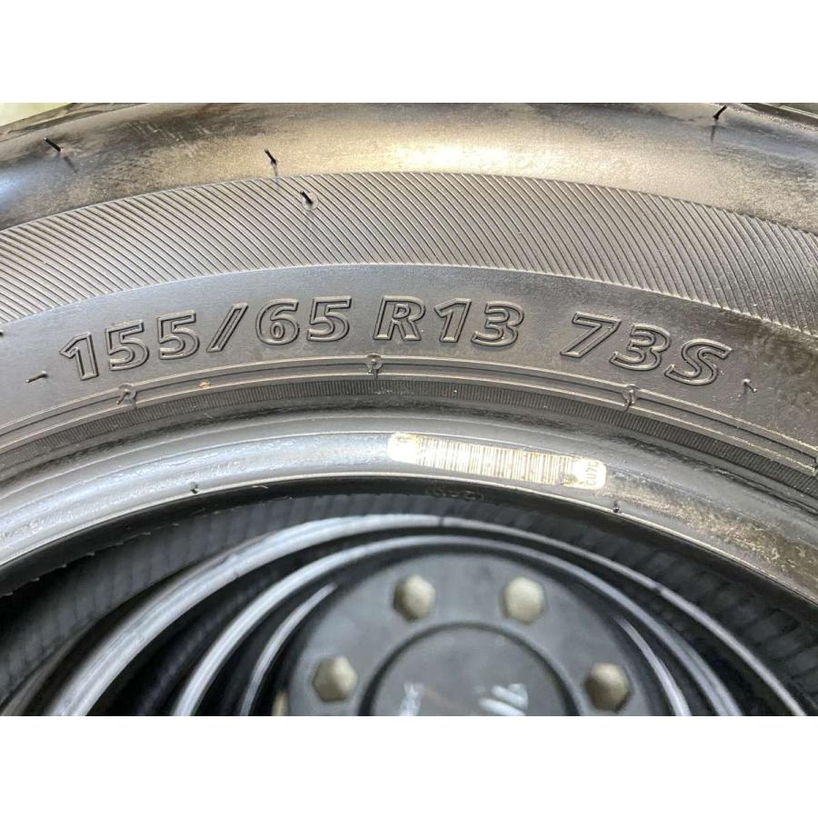 BRIDGESTONE（ブリヂストン） 中古タイヤ サマータイヤ 4本セット 155