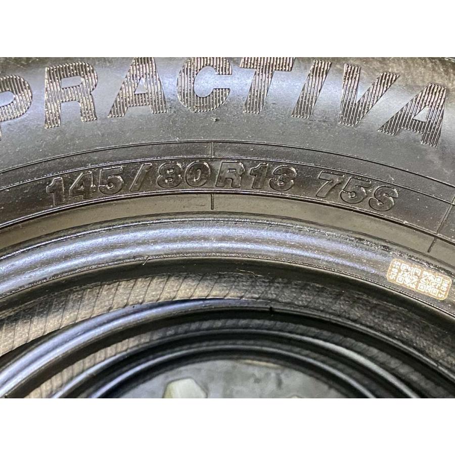 中古タイヤ サマータイヤ 4本セット 145/80R13 イエローハット