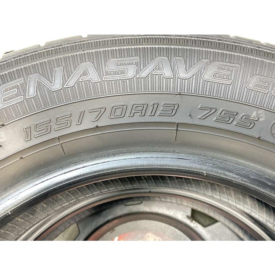 DUNLOP（ダンロップ） 中古タイヤ サマータイヤ 2本セット 155/70R13 