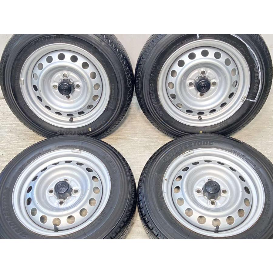BRIDGESTONE 中古タイヤ サマータイヤ ホイールセット 4本セット 155/80R14 88/86LT トヨタ純正 14x5.0 100-4穴 ブリヂストン V600 : タイヤ・ホイールカンパニー - 通販 - Yahoo!ショッピング BRIDGESTONE 中古タイヤ サマータイヤ ホイールセット 4本セット 155/80R14 88/86LT トヨタ純正 14x5.0 100-4穴 ブリヂストン V600 : タイヤ・ホイールカンパニー - 通販 - Yahoo!ショッピング
