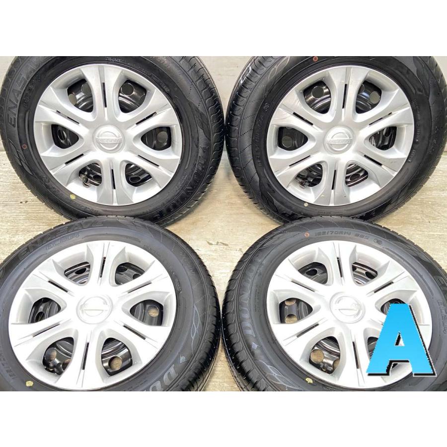 ダンロップ製タイヤ アルミ 4本セット 185/70R14 2022年製タイヤ ホイール
