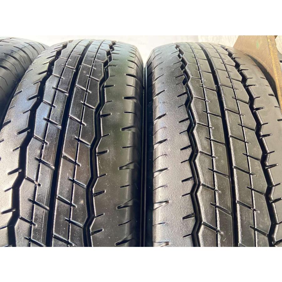 中古タイヤ サマータイヤ 4本セット 195/80R15 107/105LT ダンロップ 