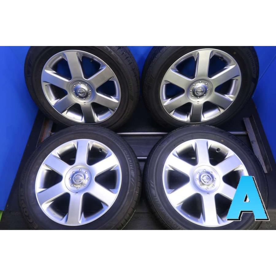 ホイールセット 4本セット 215 60r17 45 45 17x6 5 エルグランド ダンロップ 17x6 5 114 3 5穴 日産純正 S タイヤ ホイールカンパニー 中古タイヤ サマータイヤ 日産純正 エナセーブ Rv504