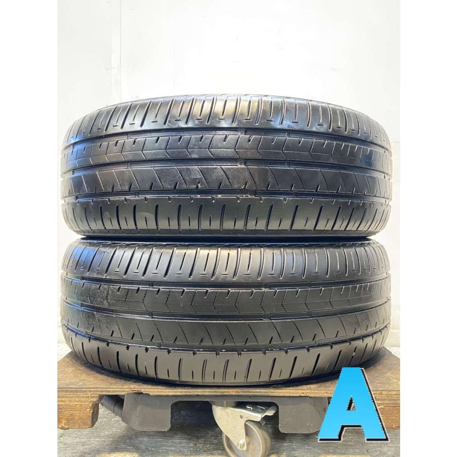 ★バリ山215/55R17 ブリヂストン エコピア NH100RV 21年製2本 BRIDGESTONE（ブリヂストン） 中古タイヤ サマータイヤ 2本セット 215