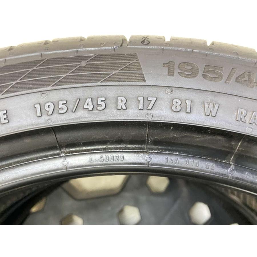 コンチネンタル（CONTINENTAL） 中古タイヤ サマータイヤ 2本セット