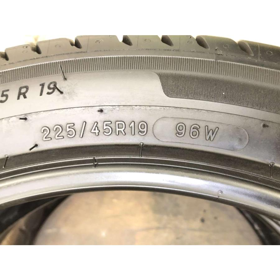 ミシュラン（MICHELIN） 中古タイヤ サマータイヤ 2本セット 225/45R19