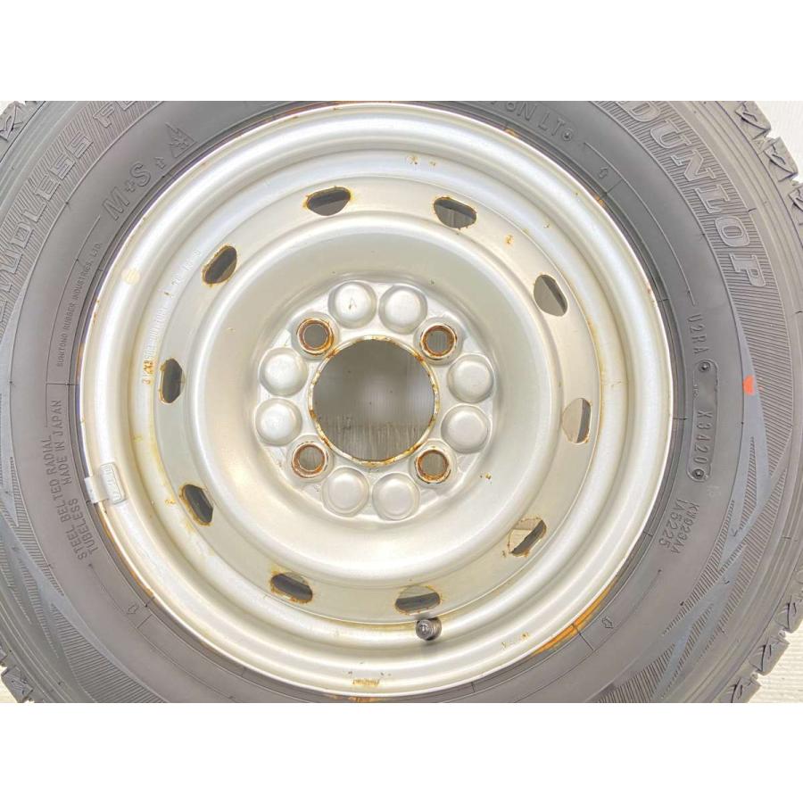 中古タイヤ スタッドレスタイヤ ホイールセット 4本セット 145/80R12 80/78LT 　 TOPY Ｍ74 12x3.5  100-4穴 ダンロップ ウィンターマックス SV01｜aingshop｜04