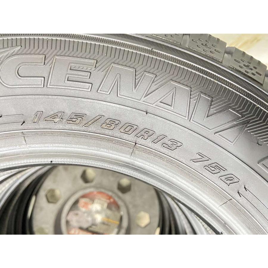 中古タイヤ スタッドレスタイヤ 4本セット 145/80R13  グッドイヤー アイスナビ 7｜aingshop｜05