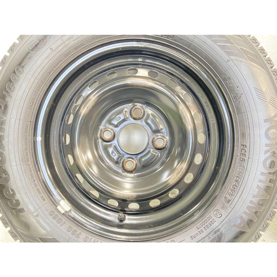 中古タイヤ スタッドレスタイヤ ホイールセット 4本セット 155/80R13  　 CL 13x4.5  100-4穴 ヨコハマ アイスガード iG60｜aingshop｜05