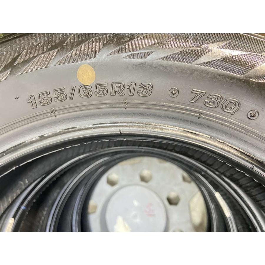 中古タイヤ スタッドレスタイヤ 4本セット 155/65R13 ブリヂストン 