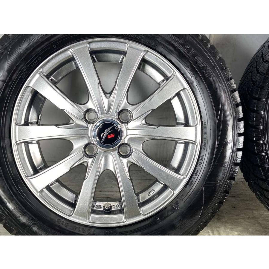 新入荷 中古タイヤ スタッドレスタイヤ ホイールセット 4本セット 165/70R14  　 FANG 14x4.5 45 100-4穴 ファルケン ESPIA W-ACE｜aingshop｜04