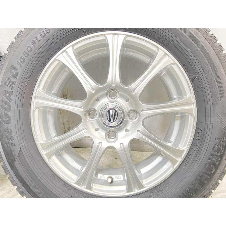 中古タイヤ スタッドレスタイヤ ホイールセット 4本セット 185/70R14  　 WINERS 14x5.5 50 100-4穴 ヨコハマ アイスガード iG50 PLUS｜aingshop｜05