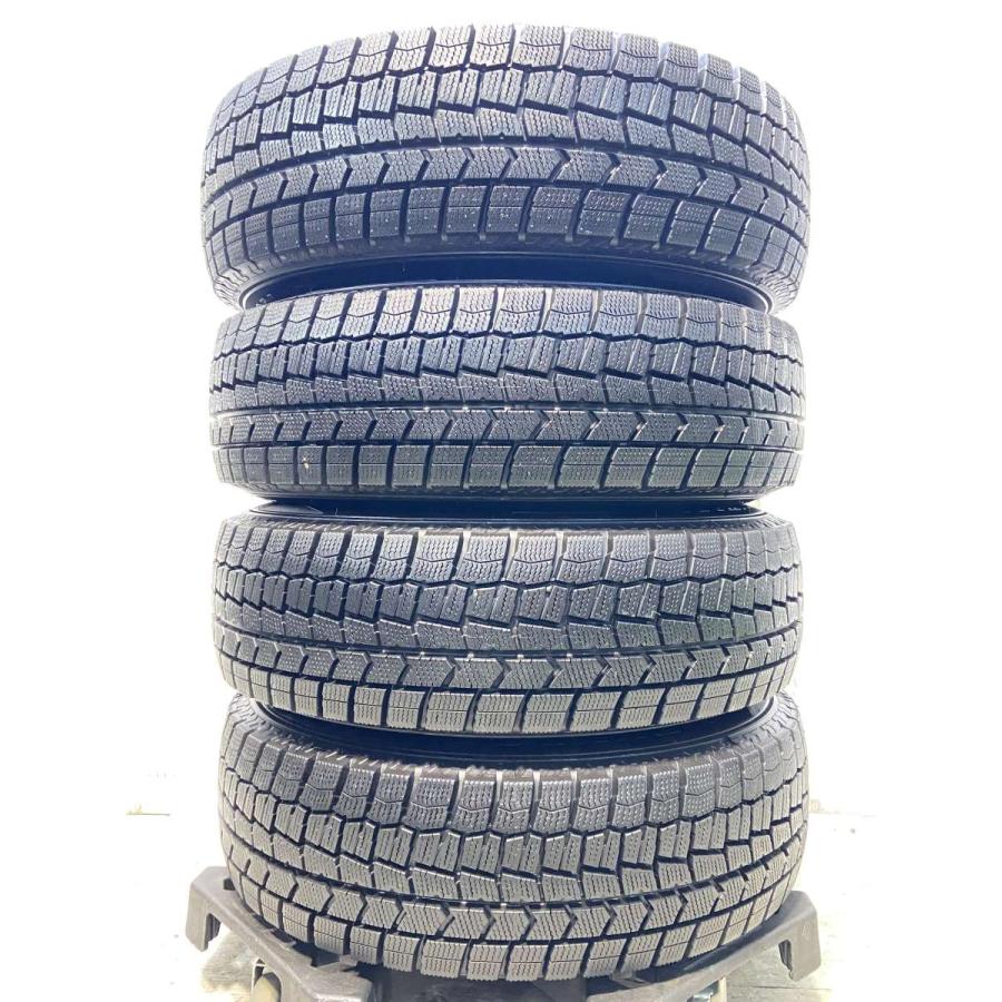 ダンロップ　スタッドレスタイヤ+アルミホイール　4本セット　14インチ　中古品 DUNLOP（ダンロップ） 中古タイヤ スタッドレスタイヤ ホイールセット