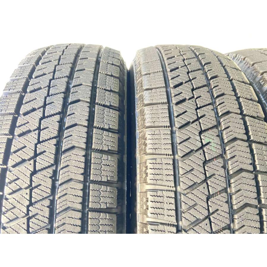 ②ブリヂストン中古ホイール+ミシュラン中古スタッドレス155/65R14　２本 155/65R14 スタッドレス ブリヂストン VRX2 アルミホイール付 Amazon