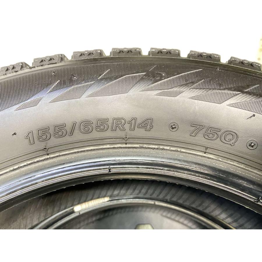 ブリヂストンVRX2 155/65R14 冬タイヤセット中古 BRIDGESTONE（ブリヂストン） 中古タイヤ スタッドレスタイヤ 2本