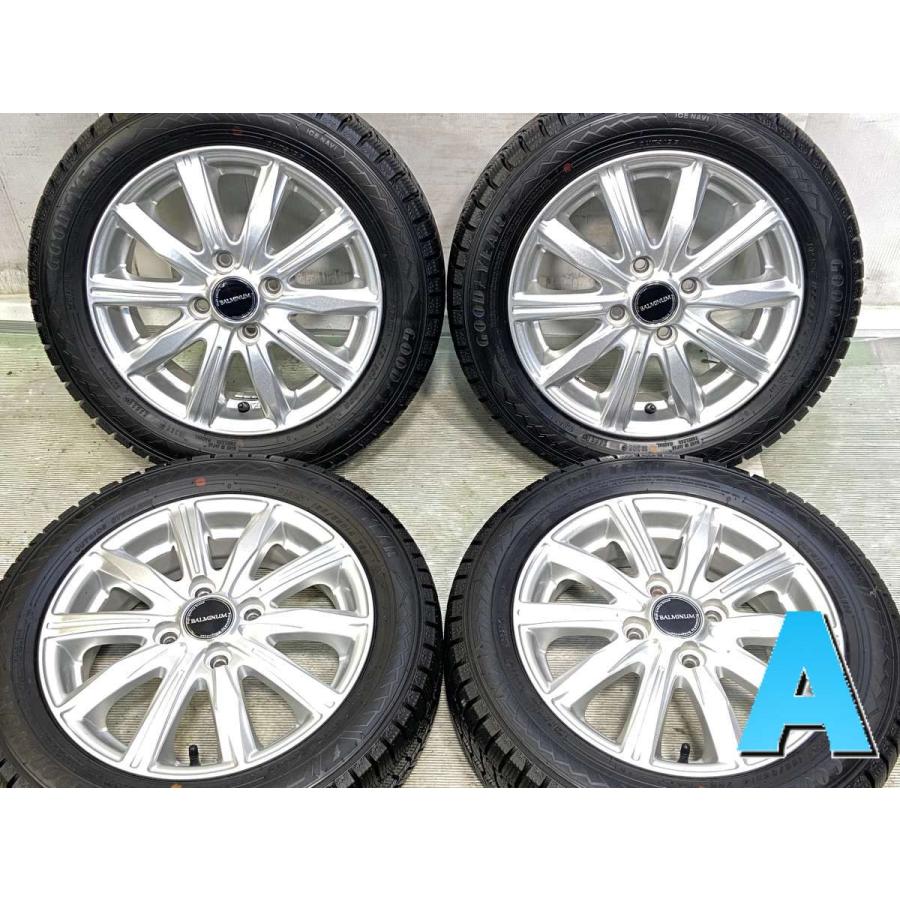 スタッドレスタイヤホイール4本セット ほぼ新品 2024年43週製造 155/65R14