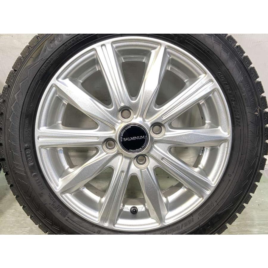 スタッドレスタイヤホイール4本セット ほぼ新品 2024年43週製造 155/65R14
