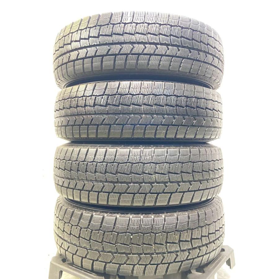 中古タイヤ スタッドレスタイヤ ホイールセット 4本セット 185/70R14    TOPY M47A 14x5.0  100-4穴 ダンロップ ウィンターマックス WM02の画像