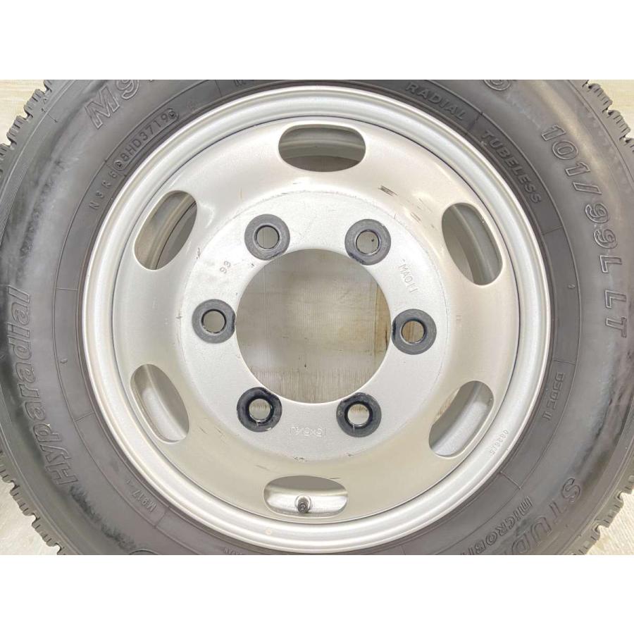 中古タイヤ スタッドレスタイヤ ホイールセット 6本セット 175/80R15 101/99 LT 日産純正  15x5.5  170mm-6穴 トーヨータイヤ M917｜aingshop｜04